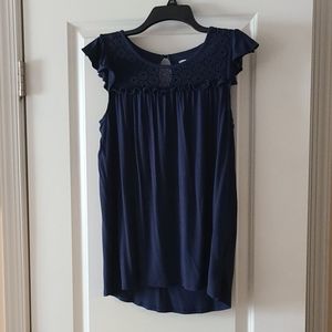 Old Navy, Girls top navy blue XL 14